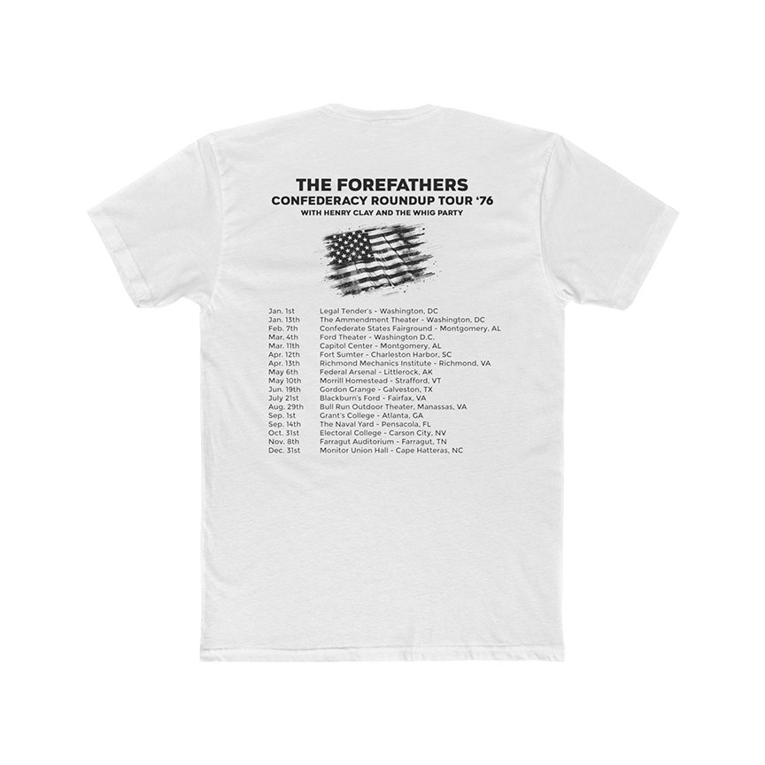 Forefathers '76 Tour Concert Tee